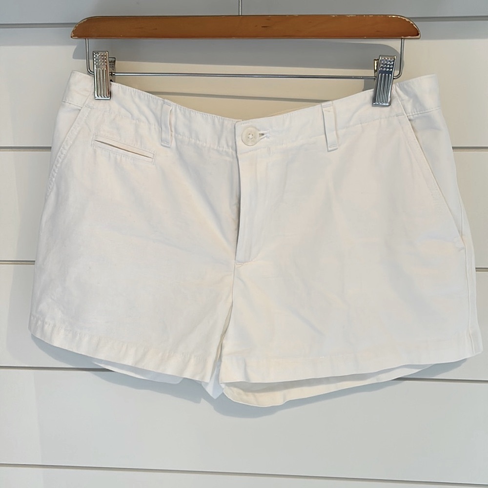 Gap white chino shorts
